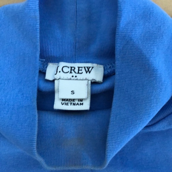 J Crew light blue sleeveless turtleneck - Picture 2 of 2